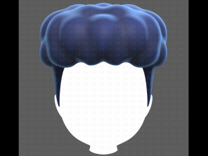 Base Hair for Boy V28 Model 3D