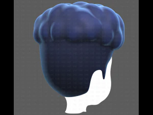 Base Hair for Boy V28 3D Model