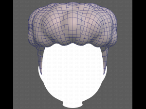 Base Hair for Boy V28 Model 3D