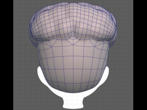 Base Hair for Boy V28 Model 3D