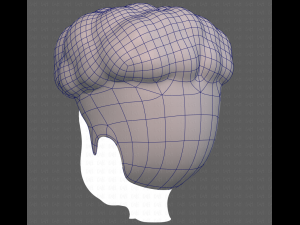 Base Hair for Boy V28 Model 3D