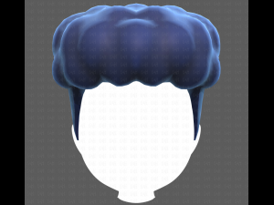 Base Hair for Boy V28 Model 3D