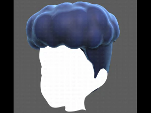 Base Hair for Boy V28 3D Model