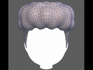 Base Hair for Boy V28 Model 3D