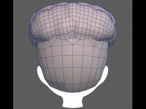 Base Hair for Boy V28 Model 3D