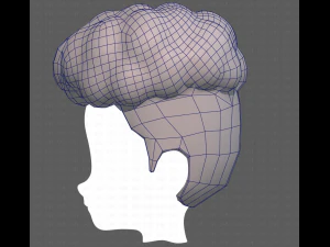 Base Hair for Boy V28 3D Model