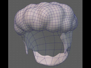 Base Hair for Boy V28 3D Model