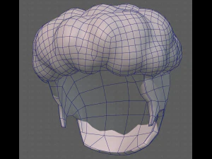 Base Hair for Boy V28 3D Model