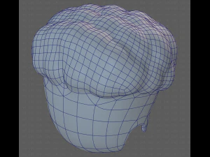 Base Hair for Boy V28 3D Model
