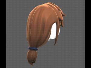 Base Hair for girl V29 3D Модель