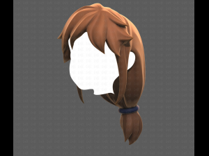 Base Hair for girl V29 3D Модель