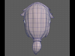 Base Hair for girl V29 3D Модель