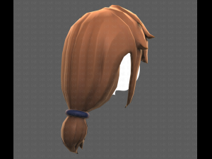 Base Hair for girl V29 3D Модель