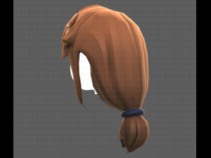 Base Hair for girl V29 3D Модель