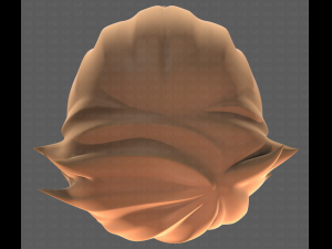 Base Hair for girl V29 3D Модель