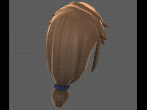 Base Hair for girl V29 3D Модель