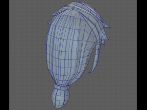Base Hair for girl V29 3D Модель