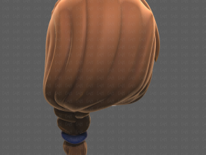 Base Hair for girl V30 3D Model