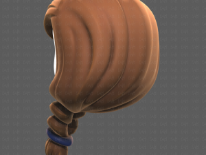 Base Hair for girl V30 3D Model