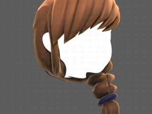 Base Hair for girl V30 3D Model
