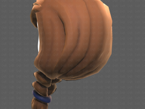 Base Hair for girl V30 3D Model