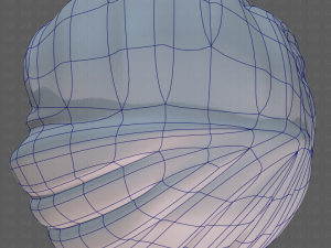 Base Hair for girl V30 3D Model