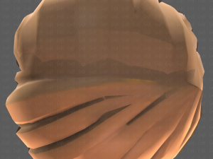 Base Hair for girl V30 3D Model
