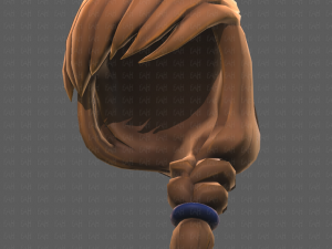 Base Hair for girl V30 3D Model