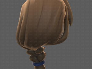 Base Hair for girl V30 3D Model