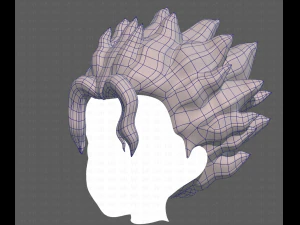 Base Hair for Boy V29 3D Model