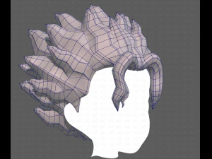 Base Hair for Boy V29 3D Model
