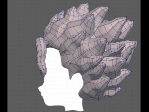 Base Hair for Boy V29 3D Model