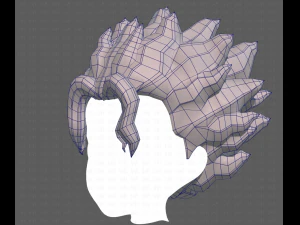 Base Hair for Boy V29 3D Model