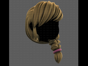 3D Hair style for girl V108 3D 模型
