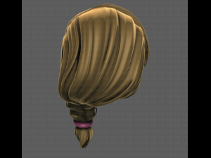 3D Hair style for girl V108 3D 模型
