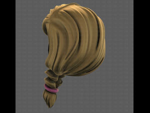 3D Hair style for girl V108 3D 模型