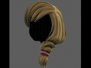 3D Hair style for girl V108 3D 模型