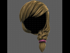 3D Hair style for girl V108 3D 模型