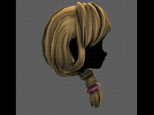 3D Hair style for girl V108 3D 模型