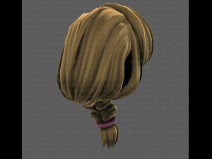 3D Hair style for girl V108 3D 模型