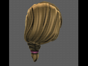 3D Hair style for girl V108 3D 模型