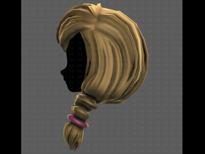 3D Hair style for girl V108 3D 模型