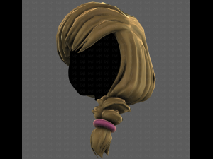 3D Hair style for girl V108 3D 模型