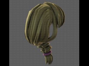 3D Hair style for girl V108 3D 模型