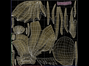 3D Hair style for girl V108 3D 模型
