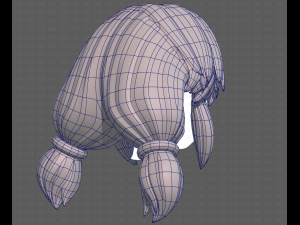 Base Hair for girl V31 Model 3D