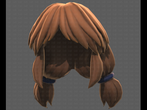 Base Hair for girl V31 Model 3D