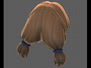 Base Hair for girl V31 Model 3D