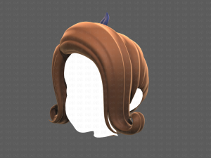 Base Hair for girl V32 3D 모델