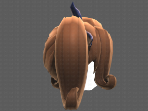 Base Hair for girl V32 3D 모델